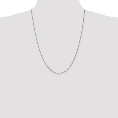 24 Inch 10K Wg 1.25mm Spiga Chain Necklace