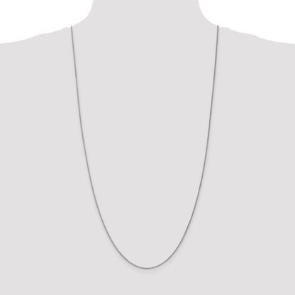 30 Inch 10K Wg 1.25mm Spiga Chain Necklace