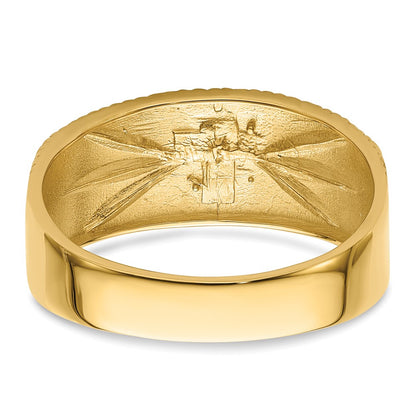 10K Yellow Gold Gents Ring Mounting