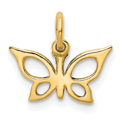 10K Yellow Gold Butterfly Charm