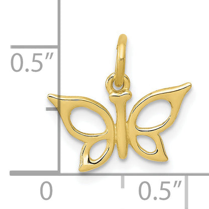 10K Yellow Gold Butterfly Charm