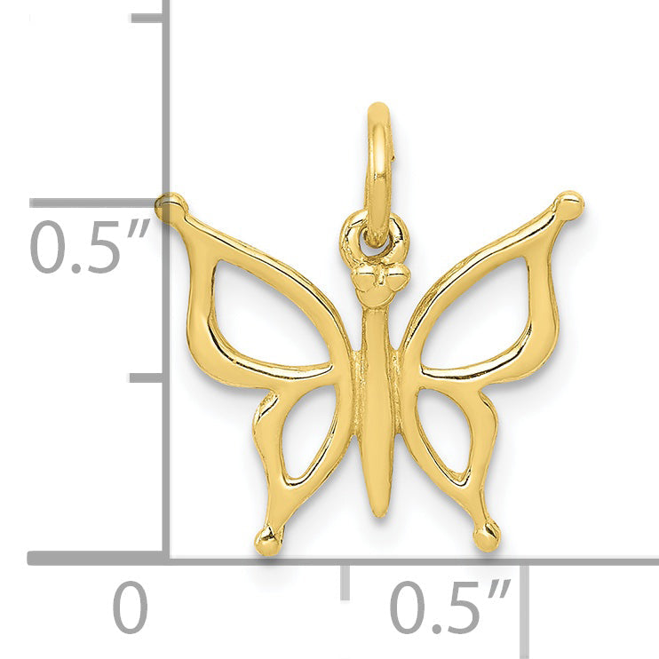 10K Yellow Gold Butterfly Charm
