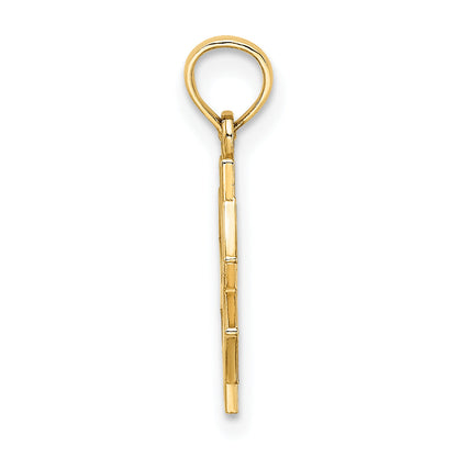 10K Yellow Gold 10K Medical Jewelry Symbol Pendant