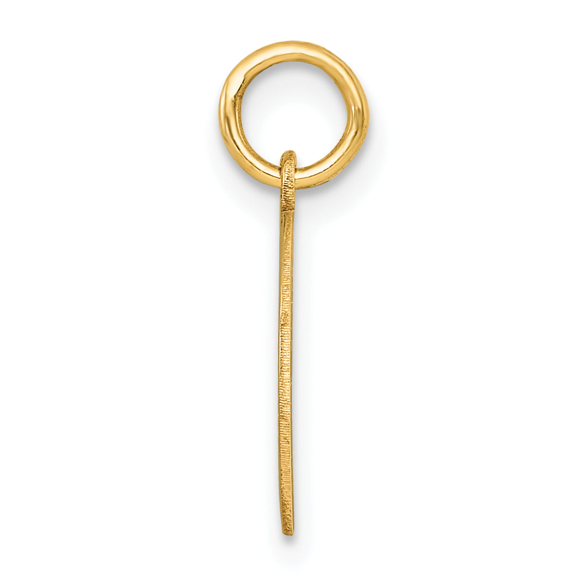 10K Yellow Gold 10K Plain .018 Gauge Circular Engravable Disc Charm