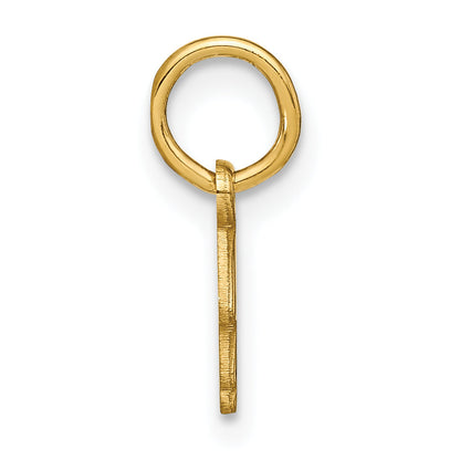 10K Yellow Gold 10Ky Upper Case Letter B Initial Charm