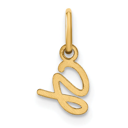 10K Yellow Gold 10Ky Upper Case Letter G Initial Charm