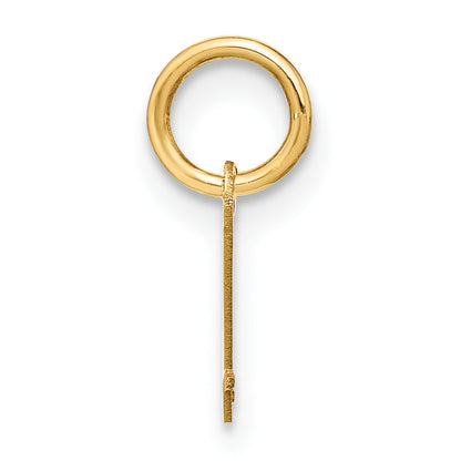 10K Yellow Gold 10Ky Upper Case Letter L Initial Charm