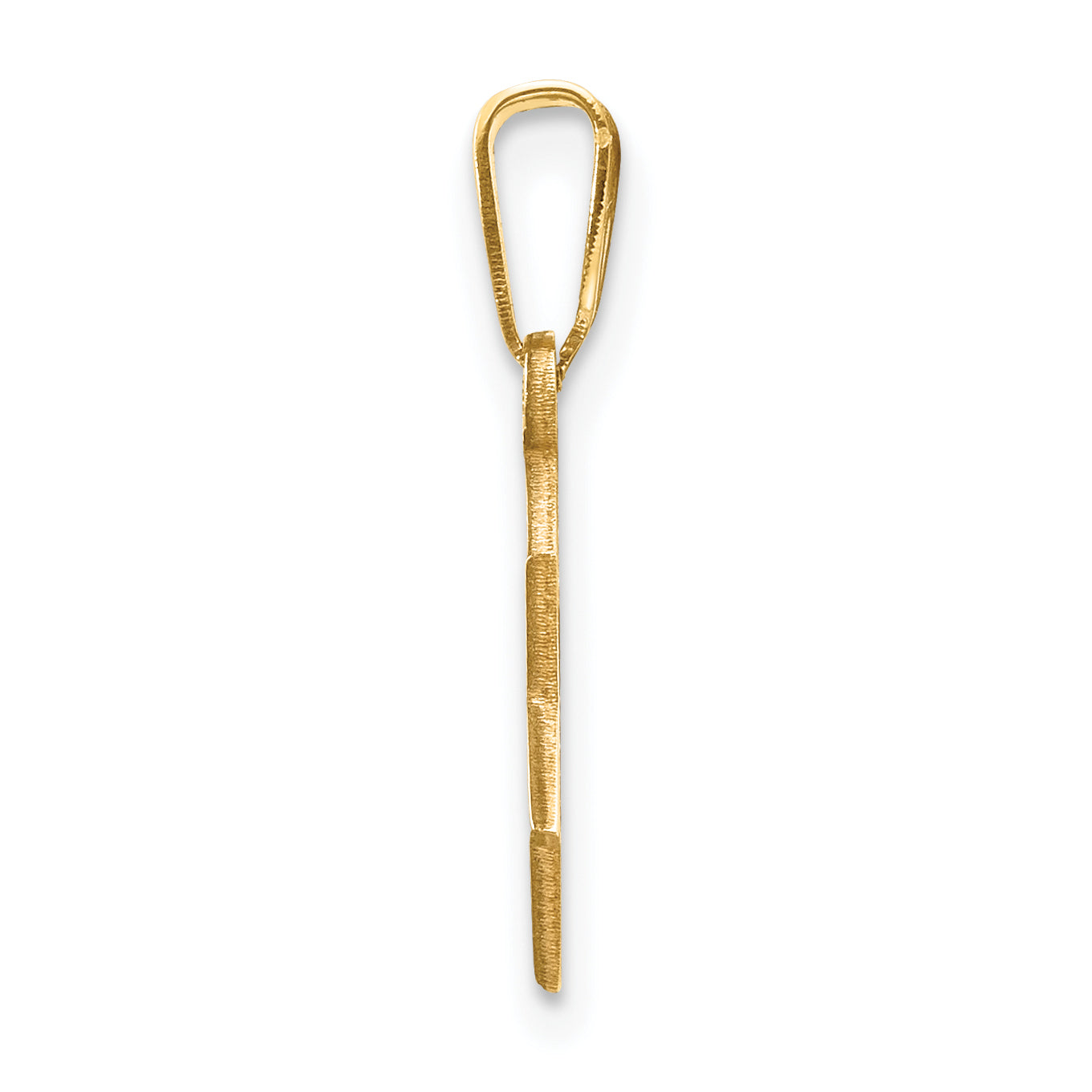 10K Yellow Gold Star Of David Pendant