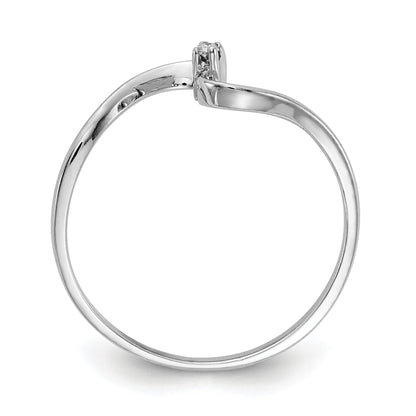 10K White Gold 10K Aa Diamond Ring