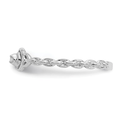 10K White Gold 10K Aa Diamond Heart Ring
