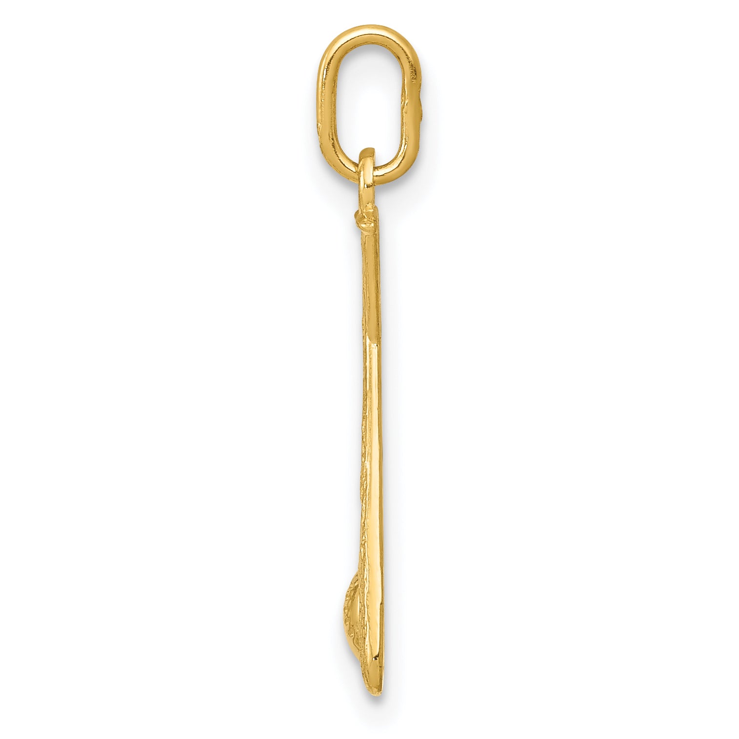 10K Yellow Gold Baseball Bats & Ball Pendant