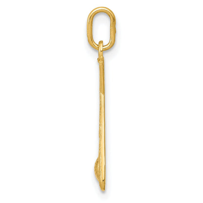 10K Yellow Gold Baseball Bats & Ball Pendant