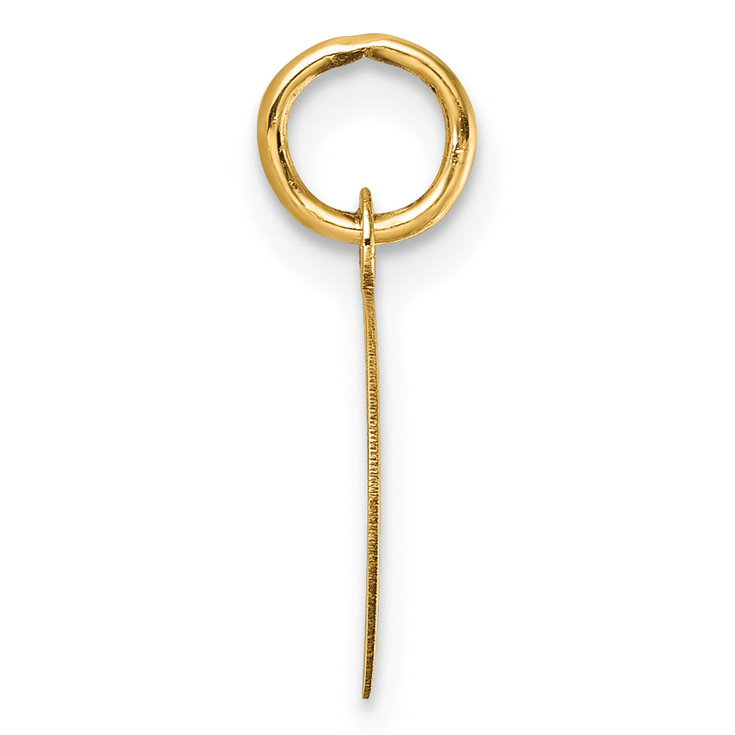 10K Yellow Gold Oval Class Of 2025 Charm