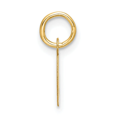 10K Yellow Gold Small Script Initial G Charm