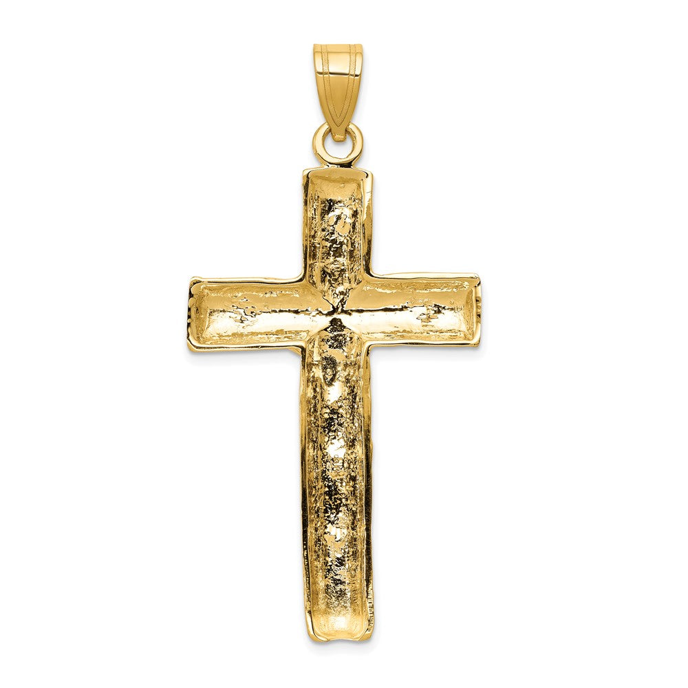 10K Yellow Gold Crucifix Charm