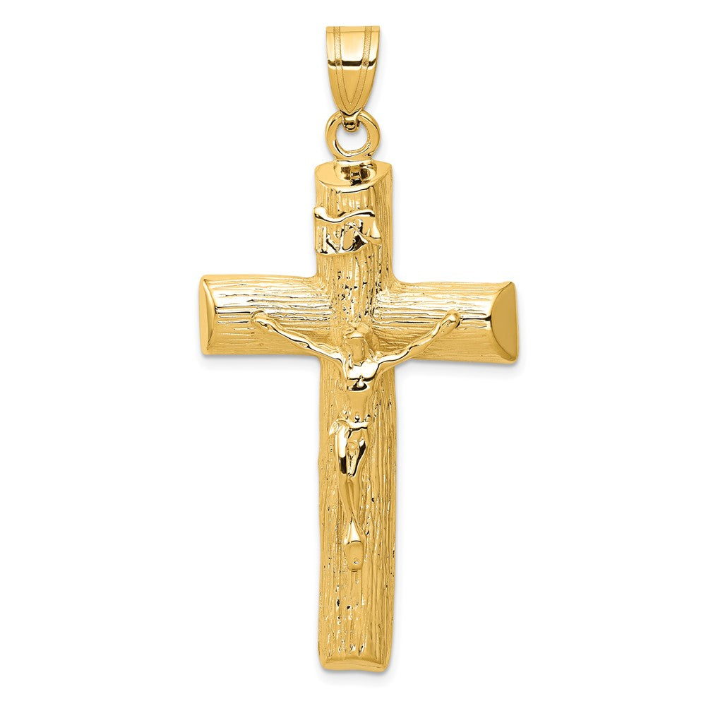 10K Yellow Gold Crucifix Charm