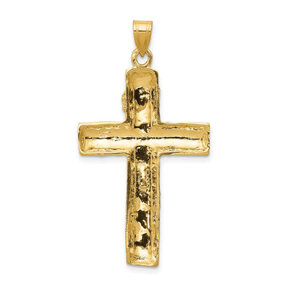 10K Yellow Gold Crucifix Charm