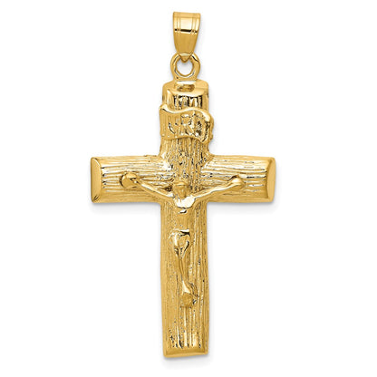 10K Yellow Gold Crucifix Charm