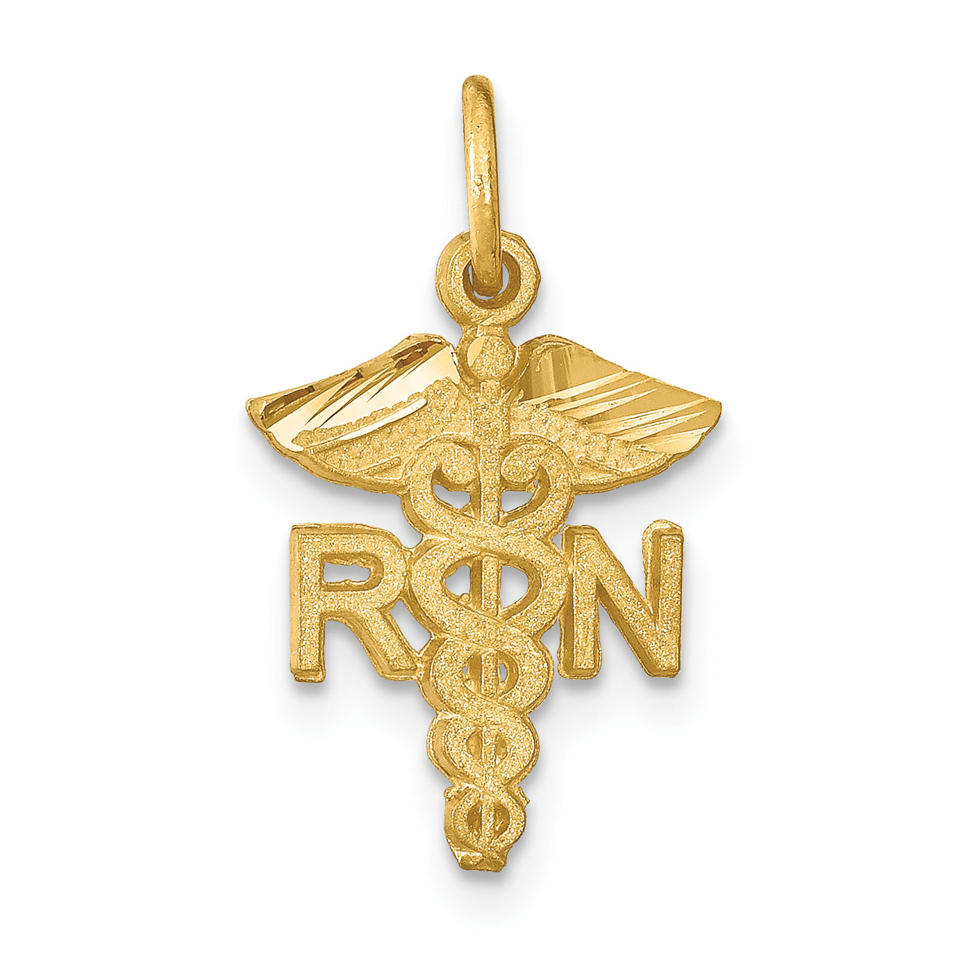 10K Yellow Gold Nurse Charm