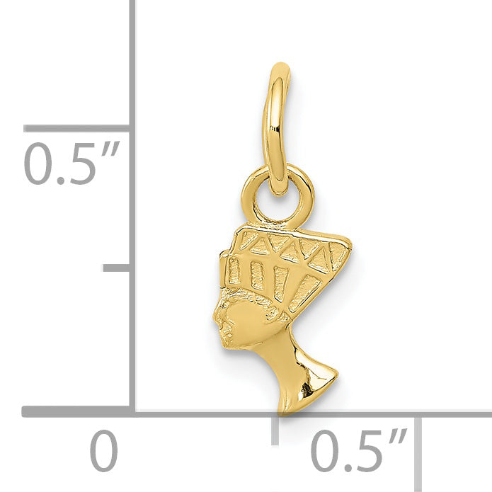 10K Yellow Gold Nefertiti Charm