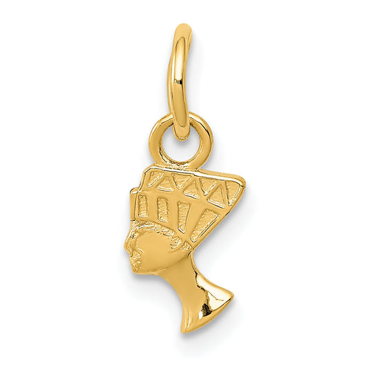 10K Yellow Gold Nefertiti Charm