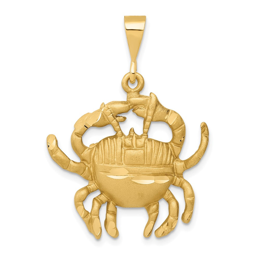 10K Yellow Gold Cancer Zodiac Charm
