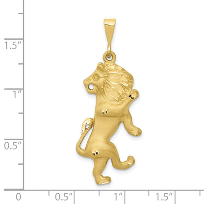 10K Yellow Gold Leo Zodiac Charm