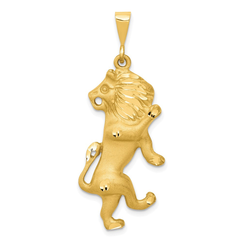 10K Yellow Gold Leo Zodiac Charm