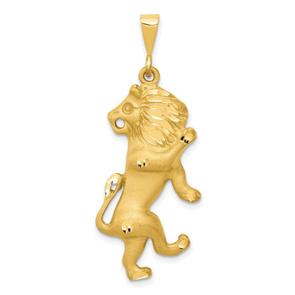 10K Yellow Gold Leo Zodiac Charm