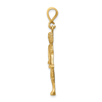 10K Yellow Gold Libra Zodiac Charm