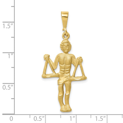 10K Yellow Gold Libra Zodiac Charm