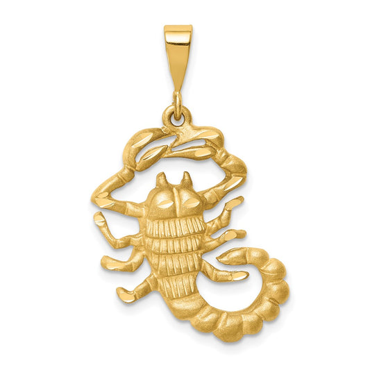 10K Yellow Gold Scorpio Zodiac Charm