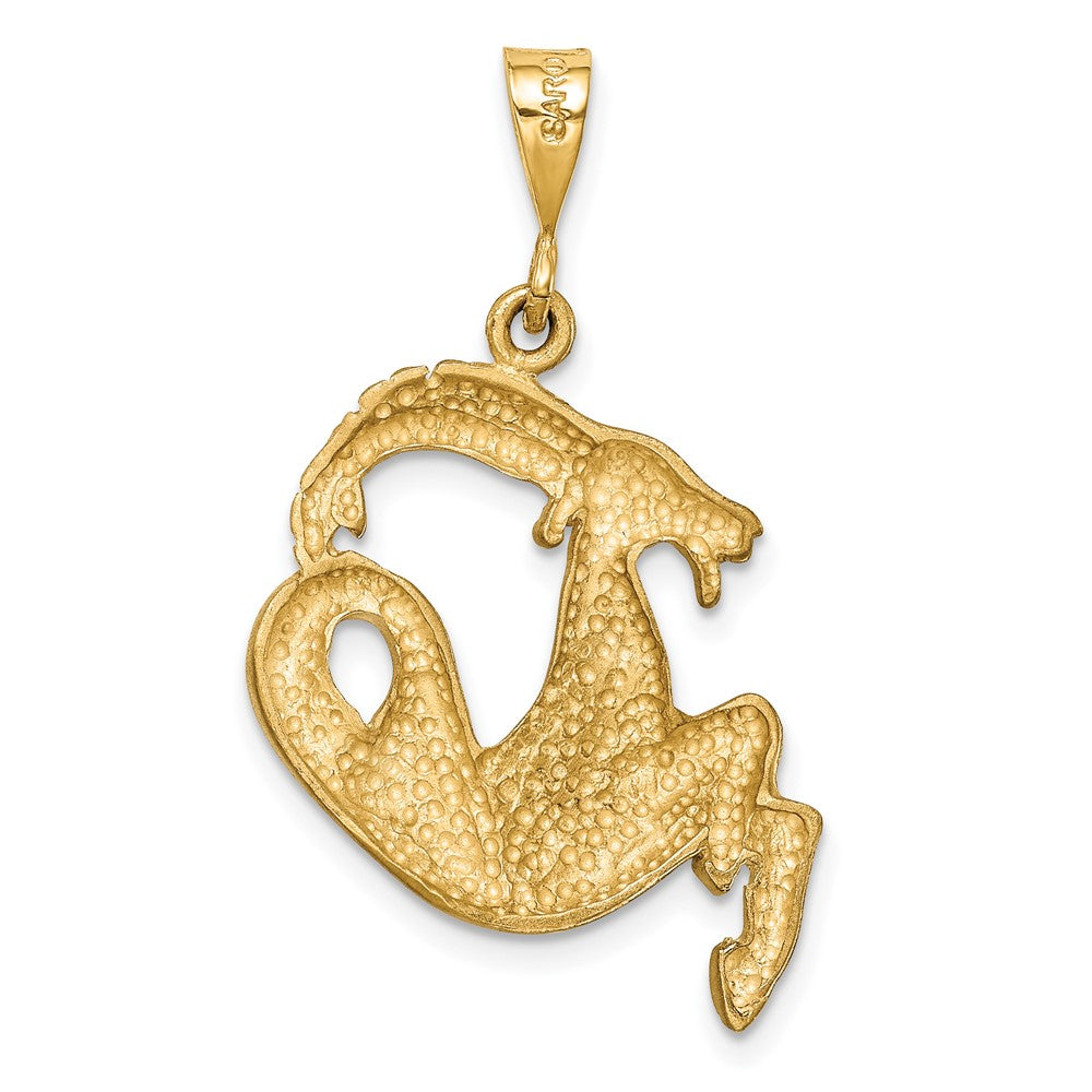 10K Yellow Gold Capricorn Zodiac Charm