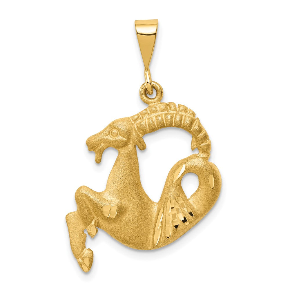 10K Yellow Gold Capricorn Zodiac Charm