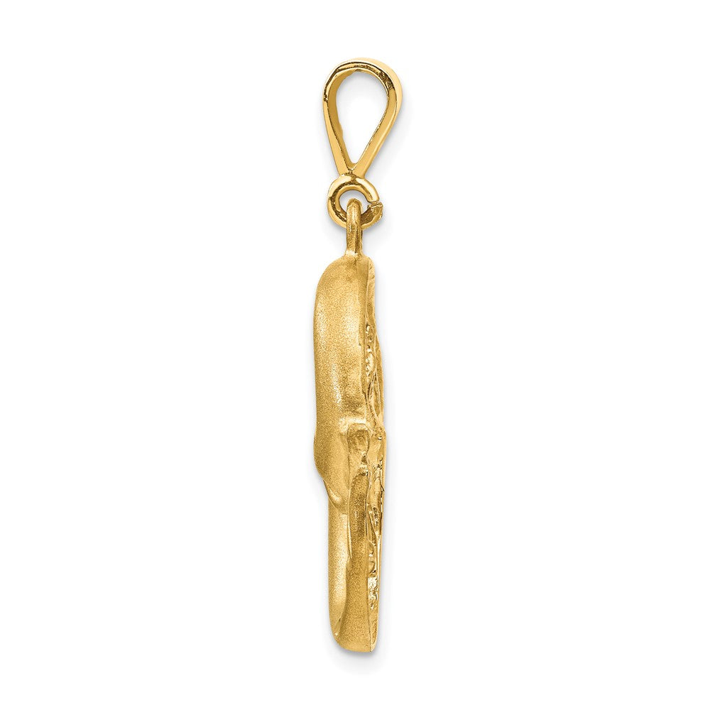 10K Yellow Gold Pisces Zodiac Charm