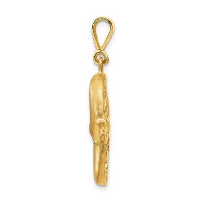 10K Yellow Gold Pisces Zodiac Charm