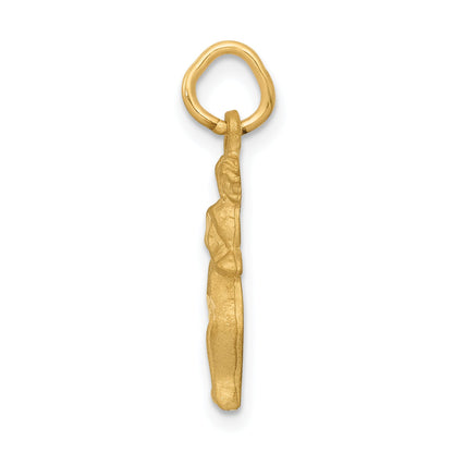 10K Yellow Gold Gemini Zodiac Charm