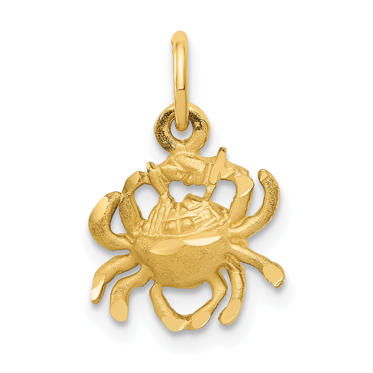 10K Yellow Gold Cancer Zodiac Charm
