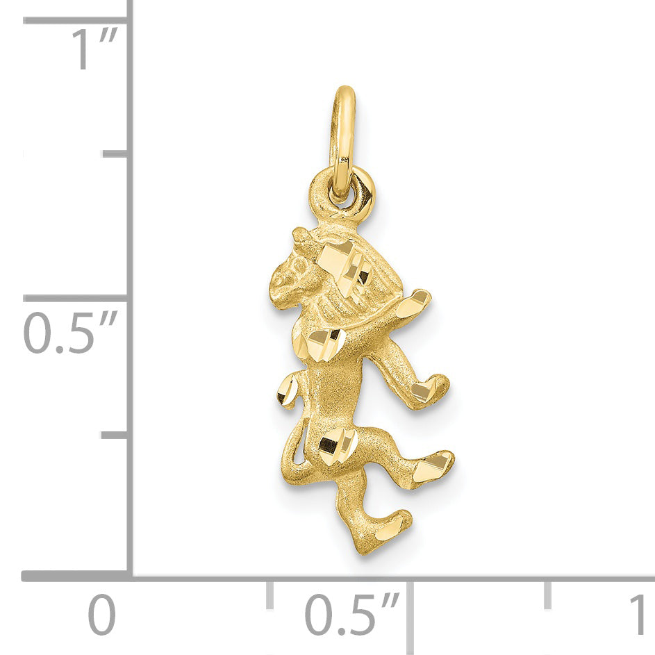 10K Yellow Gold Leo Zodiac Charm