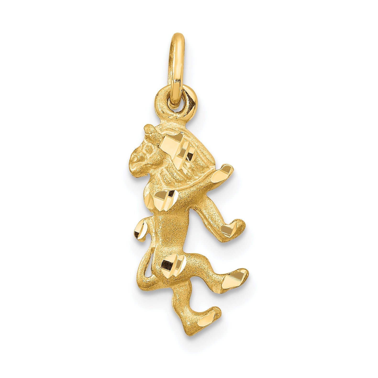 10K Yellow Gold Leo Zodiac Charm