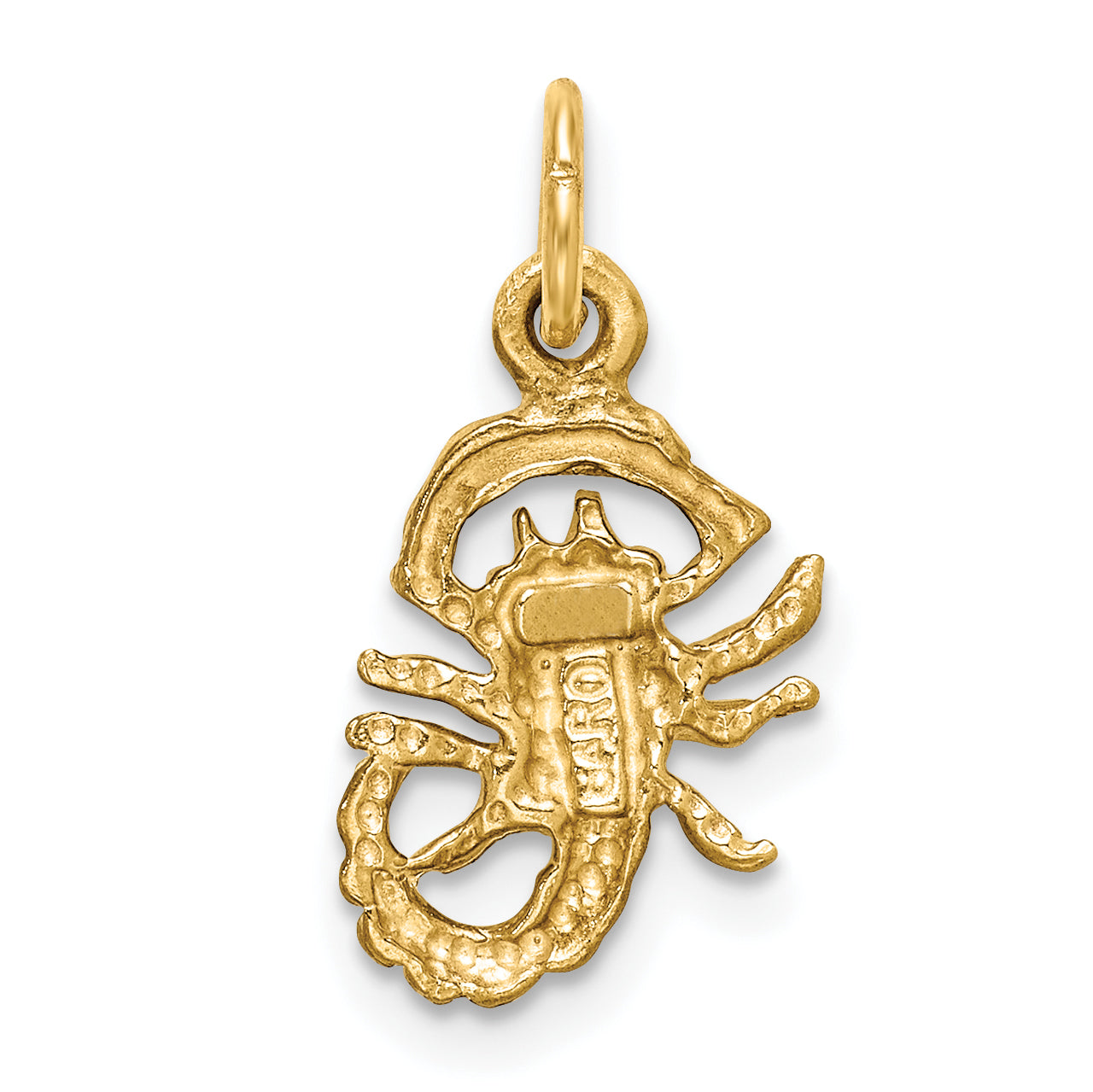 10K Yellow Gold Scorpio Zodiac Charm