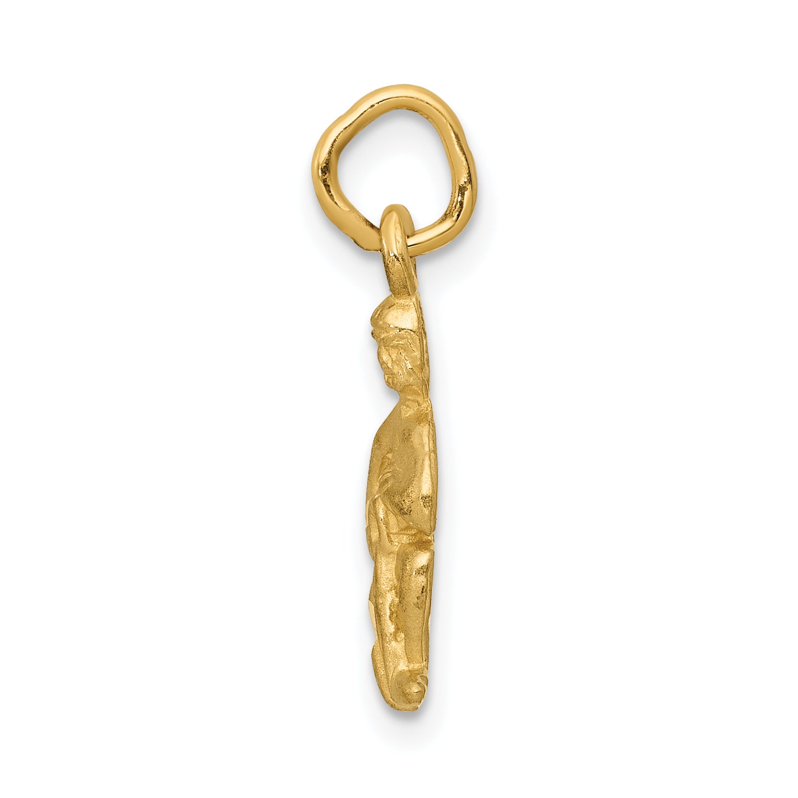 10K Yellow Gold Aquarius Zodiac Charm