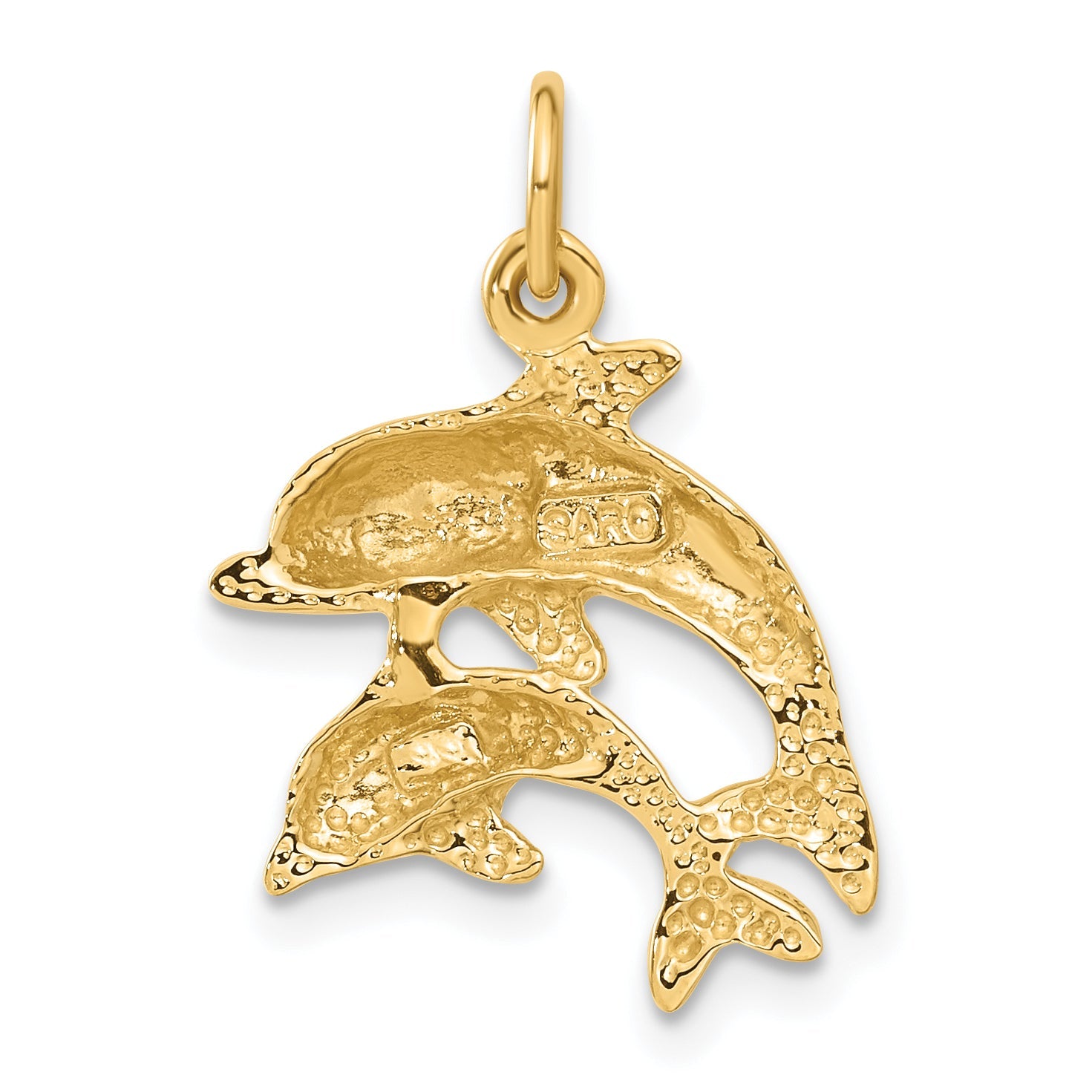 10K Yellow Gold Dolphin Charm