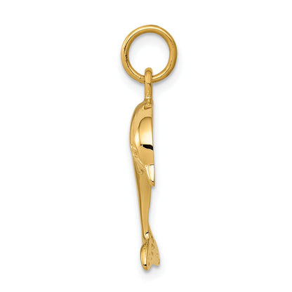 10K Yellow Gold Dolphin Charm