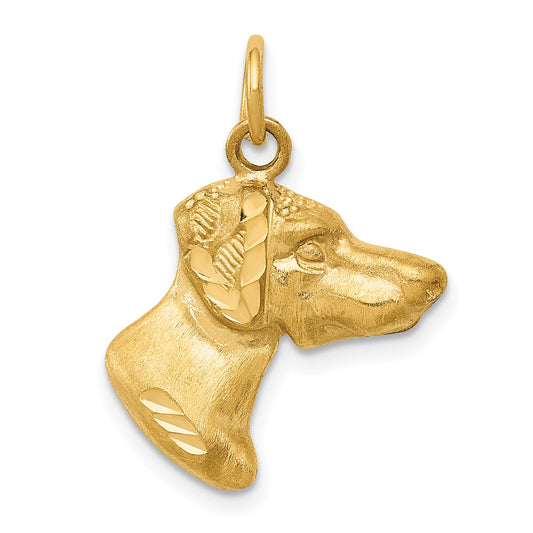 10K Yellow Gold 10Ky Dog Charm