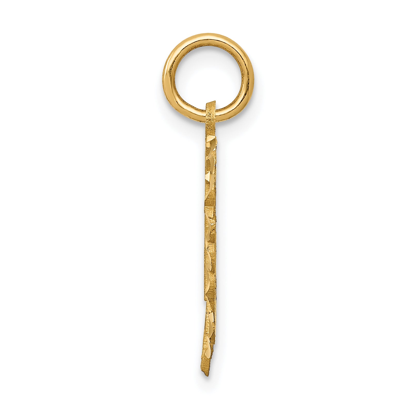 10K Yellow Gold 21 In Heart Charm