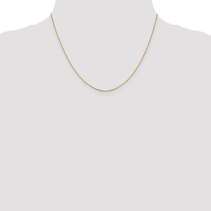 18 Inch 14K .85 mm D/C Cable Chain Necklace