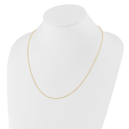30 Inch 14K Adjustable 1.1mm Round Cable Chain Necklace