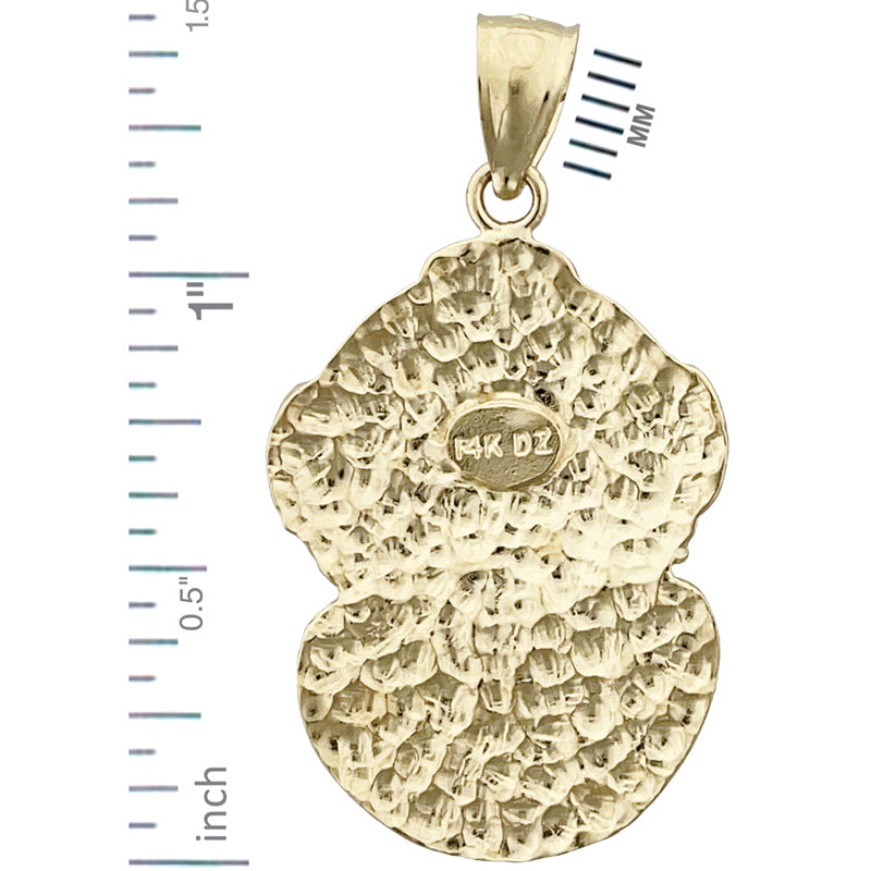 14K Gold Scuba Diving Helmet Pendant