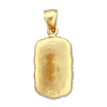 14K Gold 3D Raft Charm